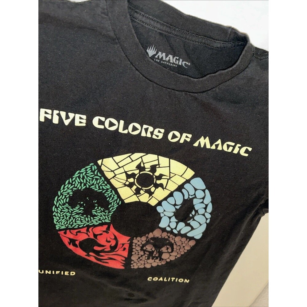 Magic The Gathering Game Unified Coliation The Five Colors Of Magic Graphic Top